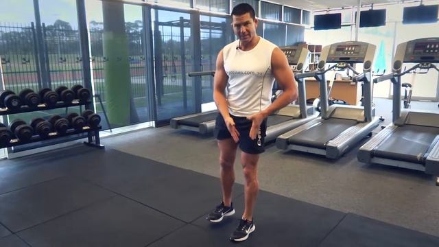 Standing Side Leg Raise (Exercises.com.au) смотреть онлайн