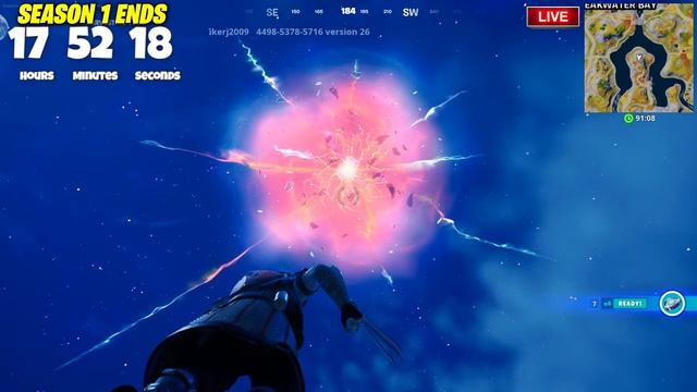FORTNITE ( Rift Gate Exploded ) Huge Unstable RED SKY RIFT Appeared (Event Watch) Season 2 Countdow смотреть онлайн