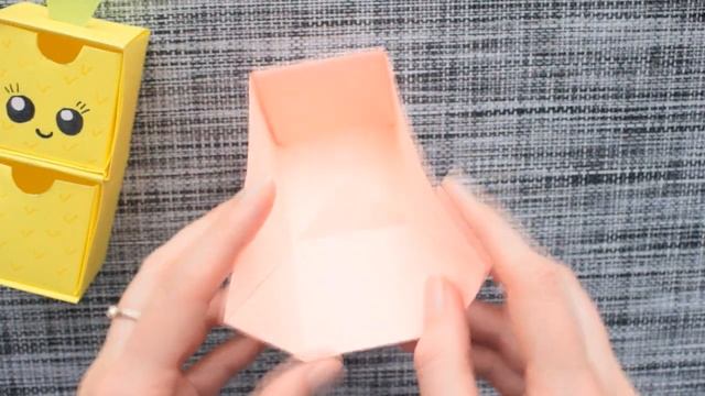 Коробочка - ОРГАНАЙЗЕР ИЗ БУМАГИ (ОРИГАМИ) для мелочей - Зайка/Ананас! смотреть онлайн