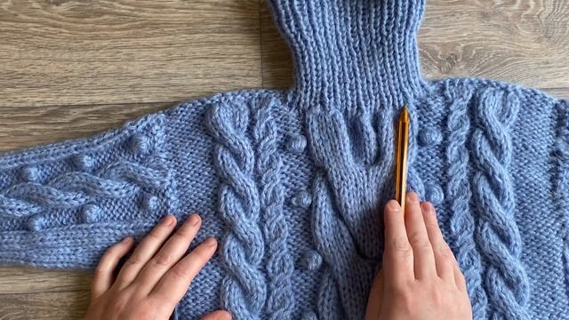 «Свитер с косами» ЭКСПРЕСС-МК.На рост (размер) 92,от 2х лет #свитер #вязание#мастеркласс#knitting смотреть онлайн