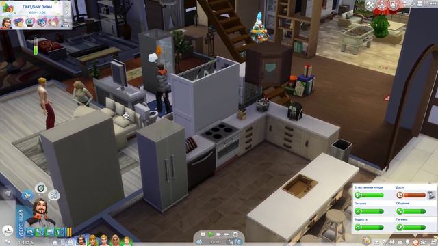 The Sims 4 • Эта Яркая Жизнь #14 • И вместо платья - белый снег... смотреть онлайн