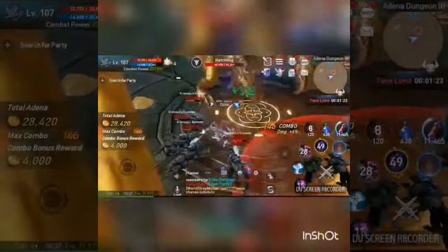Lineage 2: Revolution - Adena Dungeon (Hard) Blade Dancer POV смотреть онлайн