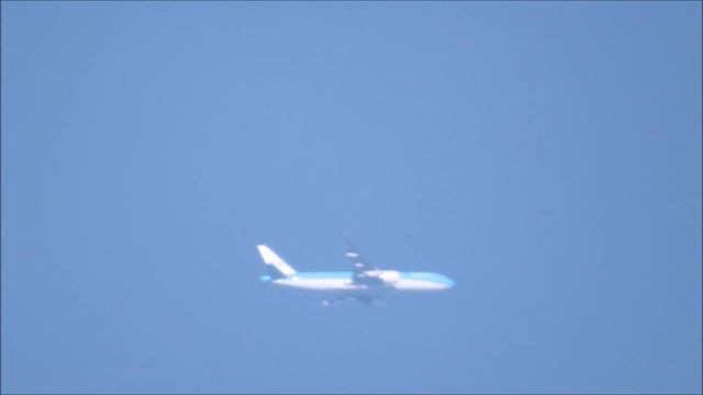 High Altitude Planespotting: KLM Royal Dutch Airlines , Boeing 777 смотреть онлайн