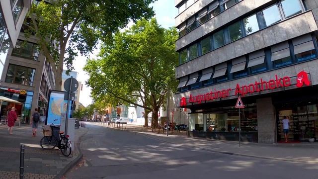 Cologne (Köln), Germany Walking Tour (4k Ultra HD 60fps) – With Captions
