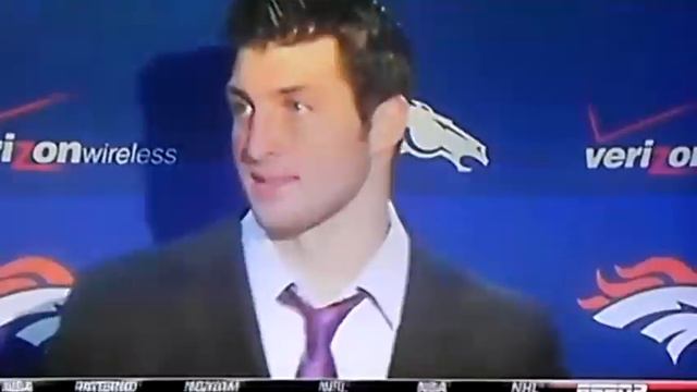 Tim Tebow's song from ESPN смотреть онлайн