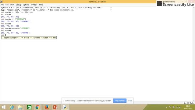 Python Programming Tutorial Class 6 Lists смотреть онлайн