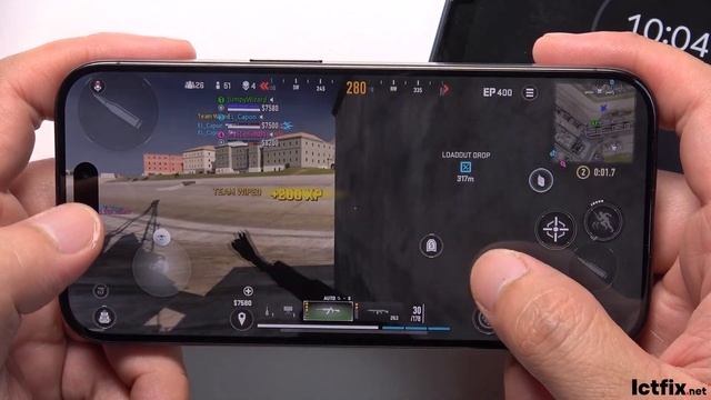 iPhone 15 Pro Call of Duty Warzone Mobile Gaming test  Apple A17 Pro 120Hz Display