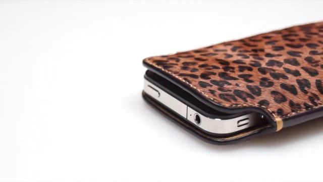 Cheetah Print Calf Hair Sleeve Style Case for iPhone 4/4S смотреть онлайн