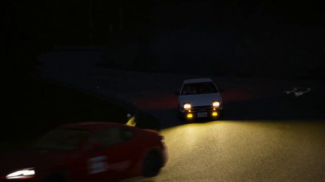 AE86(takumi) Vs GT86(kanata) In Tsuchisaka #ae86 #takumi #gt86 #kanata #initiald #mfg #tsuchisaka