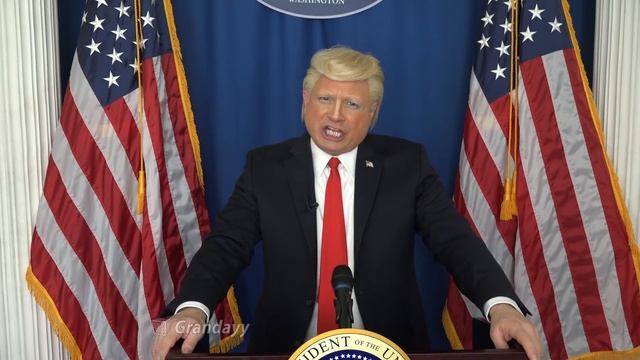 Trump Speech: A man has fallen into the river of Lego City смотреть онлайн