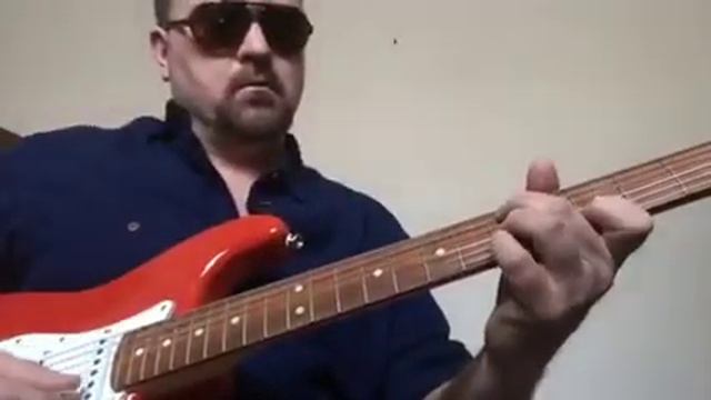 minor blues Ronnie Earl Style Minor jazz blues lesson fender pau ferro player strat смотреть онлайн