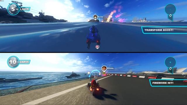 Sonic All Stars Racing Transform PC 2 Players GP Dragon Cup