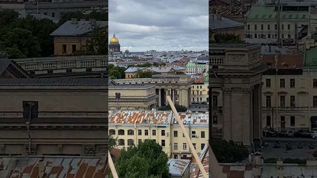 С высоты птичьего полёта. Невский проспект. Смотровая площадка. Башня городской Думы смотреть онлайн