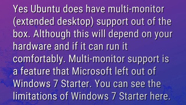 Does Ubuntu support multiple monitors? смотреть онлайн