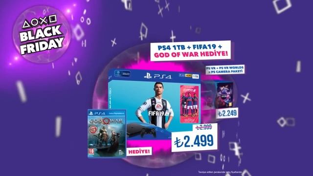 Black Friday Fırsatlarında DualShock 4, PSVR, PS Camera ve PlayStation! смотреть онлайн