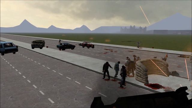 Zombies VS National Guard NPC's Apocalyse Battles Garry's Mod смотреть онлайн