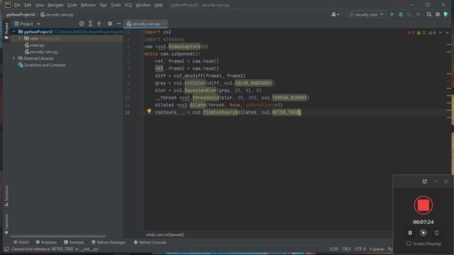 Create a security camera in python | Just 22 lines | Educate Lux смотреть онлайн
