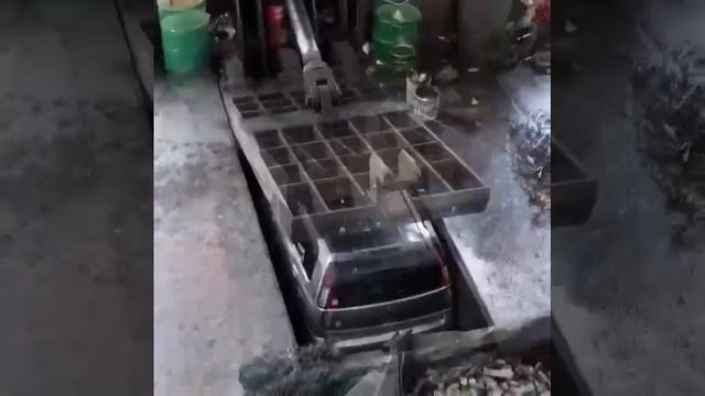 Процесс утилизации автомобиля смотреть онлайн