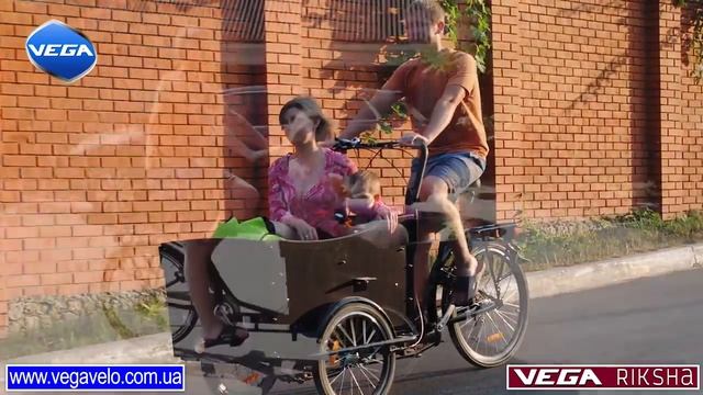 Электро велорикша Vega Riksha-1 (Black) обзор смотреть онлайн