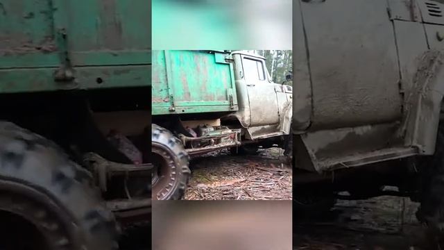 Деревенские собрали чудо вездеход! #зил131 #газ66 #вездеход #болото #бездорожье #offroad #не_тормоз смотреть онлайн