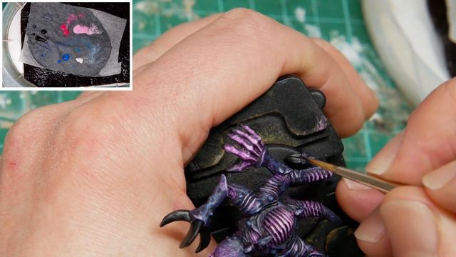 How To Paint Genestealers Easy With Stippling - Painting Retro Warhammer 40k Space Crusade, Part.3