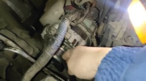 Замена генератора на Nissan с QR20.