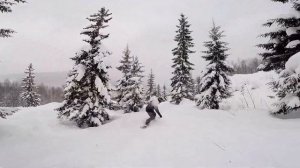 Губаха - лучший горнолыжный курорт Урала. Фрирайд на Губахе. Губаха Март 2021. Gubaha Freeride.