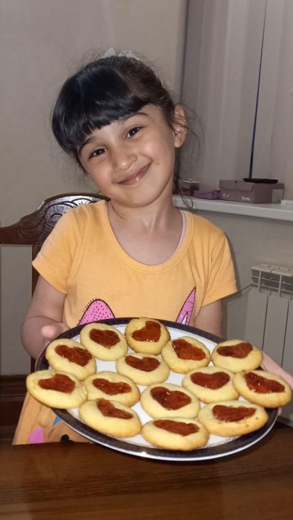 Печеньки-сердечки от Динарки!❤️