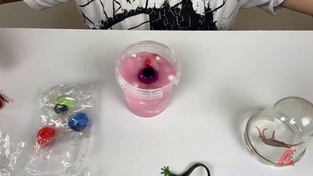 Делаем СЛАЙМ на ХЕЛЛОУИН Лаборатория зомби от Attivio / Розыгрыш ТРИ СЛАЙМА своим ПОДПИСЧИКАМ смотреть онлайн
