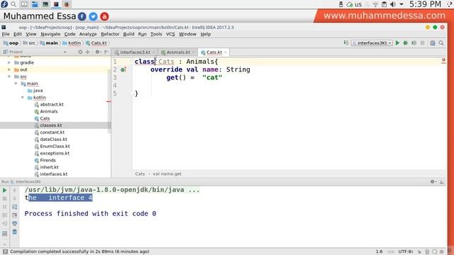 48 Kotlin Advance interface & Classes OOP смотреть онлайн