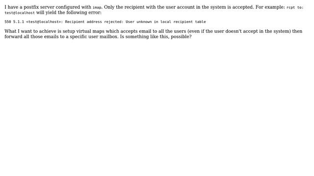 DevOps & SysAdmins: Postfix server to receive emails for anyonymous user смотреть онлайн