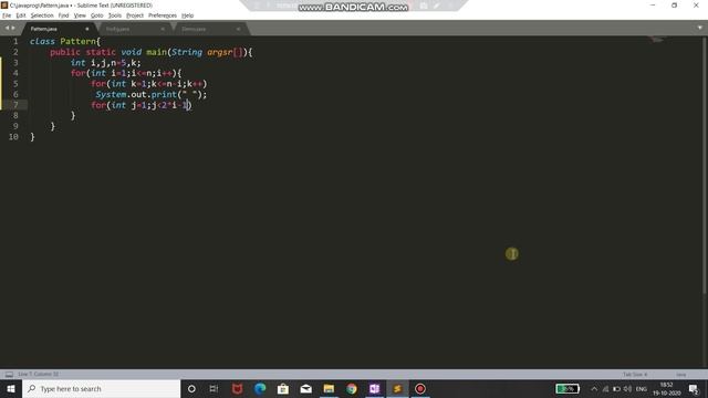 Star pattern program in java to make the letter 'A' смотреть онлайн