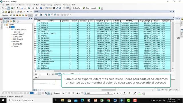 Exportar simbología de un archivo shp a capas individuales en autocad смотреть онлайн