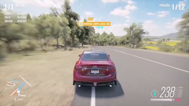 Forza Horizon 3 Infiniti Q50 EAU Rouge 2014 Goliath Race (1080P) смотреть онлайн