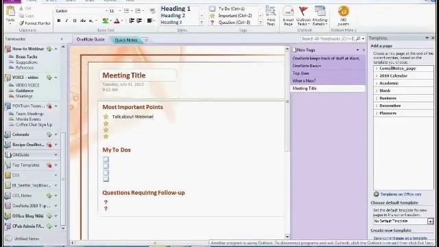 Microsoft OneNote 2013 - Advanced Features Webinar - via EPC Group's YouTube Channel смотреть онлайн
