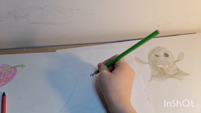 Как нарисовать страшное привидение. смотреть онлайн