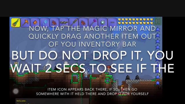 Terraria IOS/ANDROID Solo Duplication Glitch (No Jailbreak, No PC) смотреть онлайн