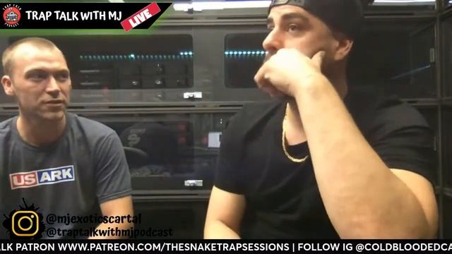 #186 DILLON SMITH OF D'S BALLS & EXOTICS BURMESE PYTHON BREEDER | BALL PYTHON BREEDER | TRAP TALK смотреть онлайн