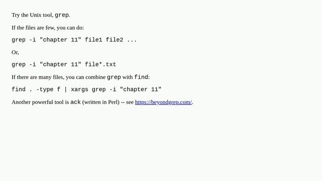 most efficient way to search for a word in multiple files смотреть онлайн