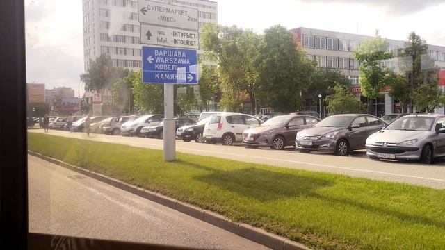 поездка на троллейбусе БКМ 221 (135) Маршрут 2 смотреть онлайн