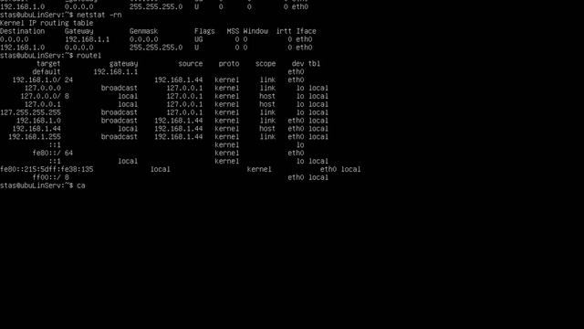 Пять способов просмотра таблиц маршрутизации в Linux (Five ways to view routing tables in Linux) смотреть онлайн
