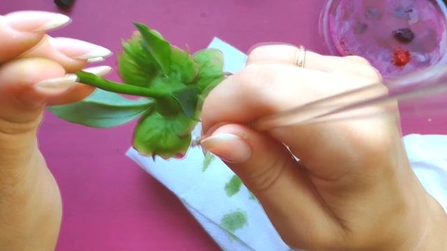 Курс по лепке пиона из холодного фарфора. Промо смотреть онлайн