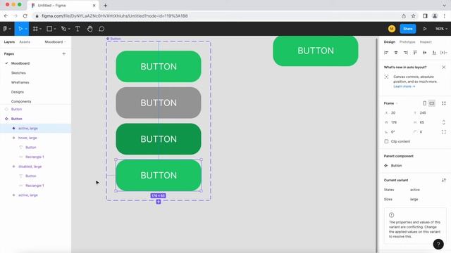 Variants - Figma Essentials Course UX/UI Design смотреть онлайн
