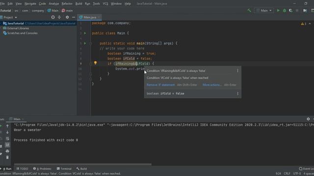 Logical Operators In Java смотреть онлайн