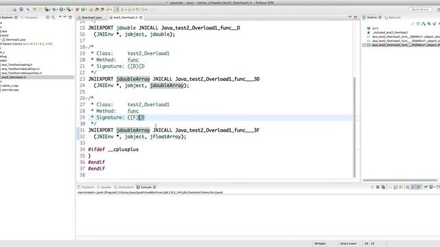 Java Native Interface (JNI) in depth -- Part 10: Signature of Overloaded Native Methods in C++ смотреть онлайн