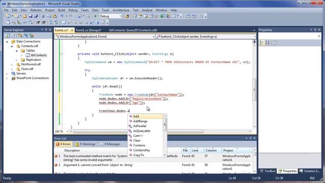 C# Populate TreeView control with data from database смотреть онлайн