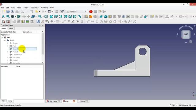 How to Hide/Show Hidden Lines in FreeCAD Techdraw? смотреть онлайн