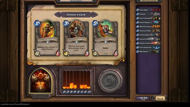 Relaxing Let's Play - Drafting a new Hearthstone Arena Deck [ASMR] [Lets Play] смотреть онлайн
