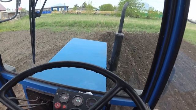 Вспашка участка 21.05.21.