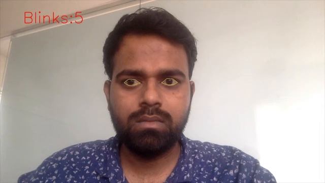 EyeBlink Detection|OpenCV|Dlib|Demo смотреть онлайн